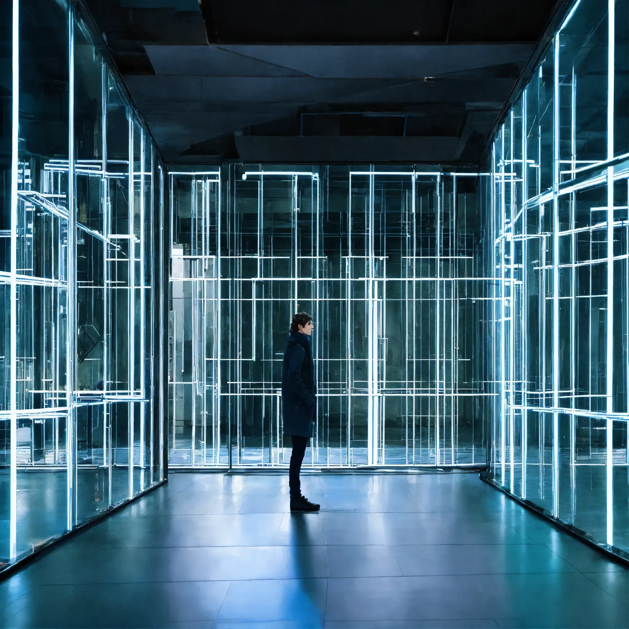 Comfortable living space with natural light